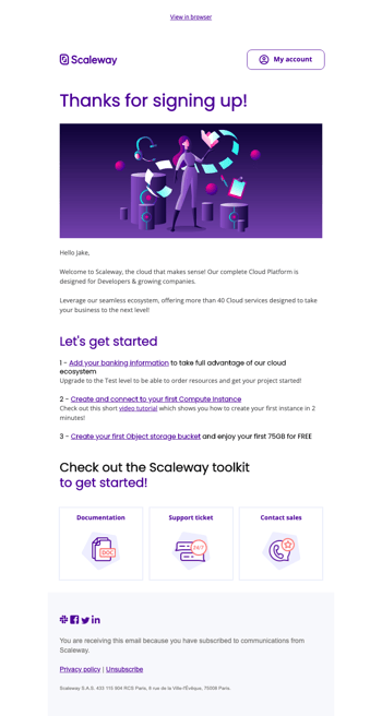 Here's how to get started with Scaleway 🚀